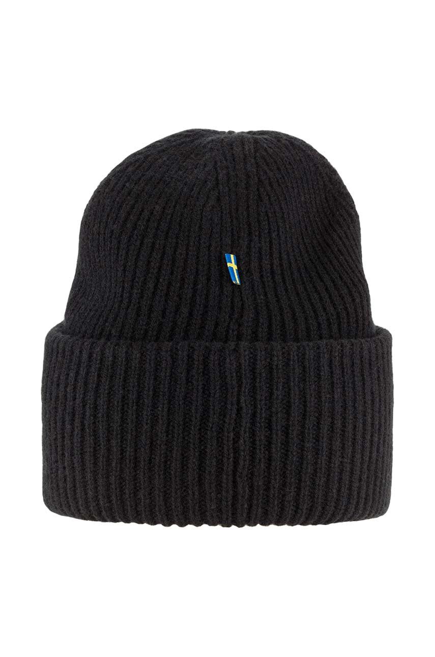 Kulicha FJÄLLRÄVEN Heavy Beanie Knitted Hat Čierna | F12100006.550, 1