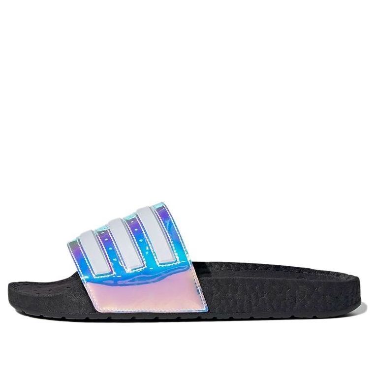 Tenisky a topánky adidas Originals Adilette Boost Slides Iridescent Čierna | FZ2565, 0