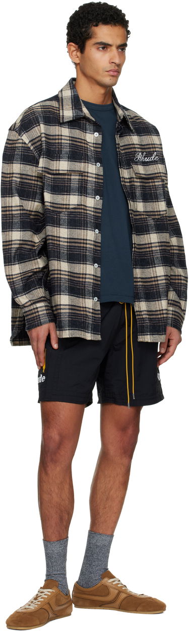 Košeľa Rhude 'Rhude' Script Flannel Shirt Rôznofarebný | RHFW25ST03012, 3