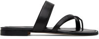 Manolo Blahnik Susa Leather Toe-Ring Sandals