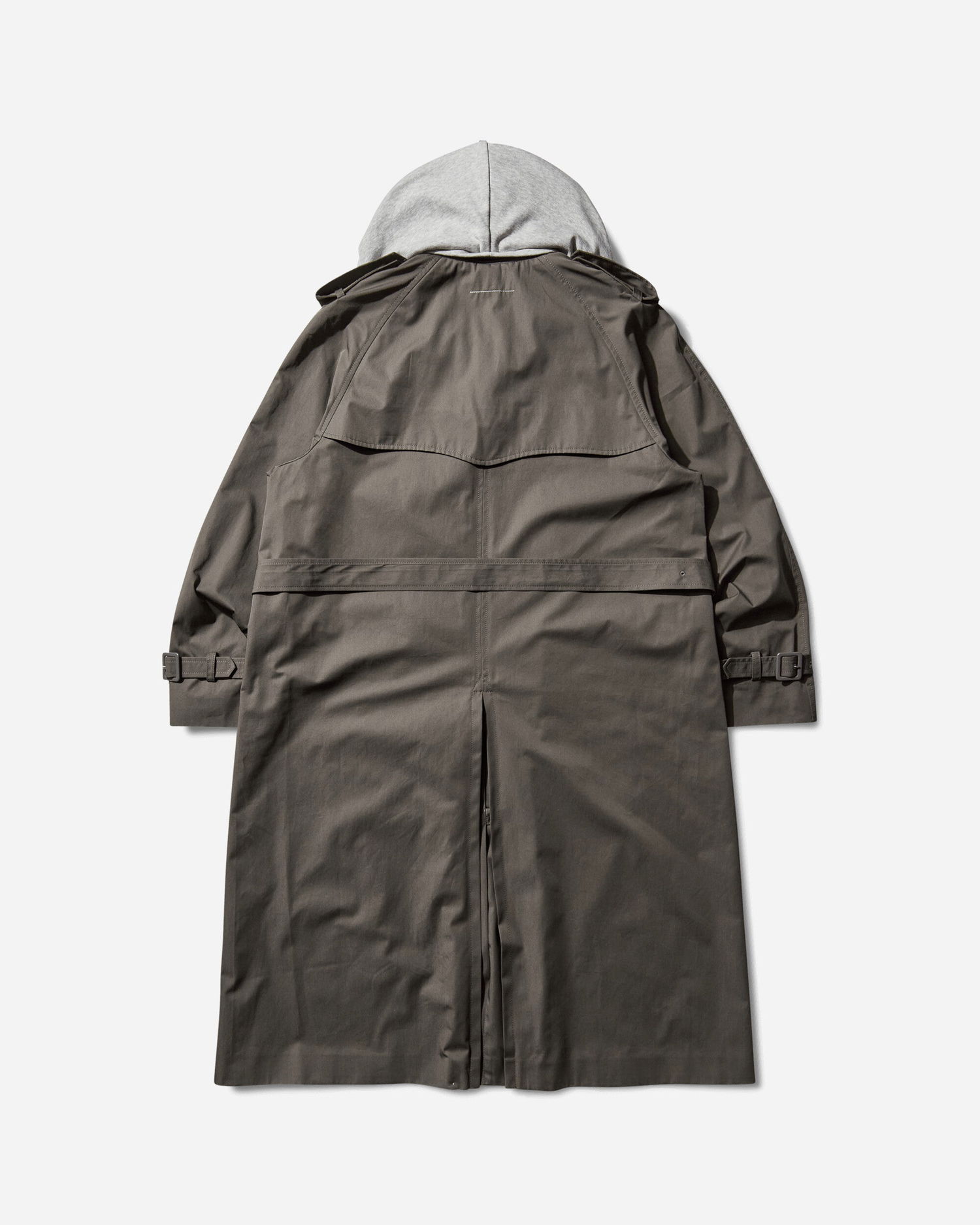 Trenčkot Maison Margiela Hooded Trench Coat Šedá | SH0AH0005 860, 0