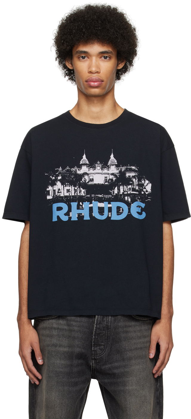 Tričko Rhude Casino T-Shirt Čierna | RHSS24TT26012610, 0