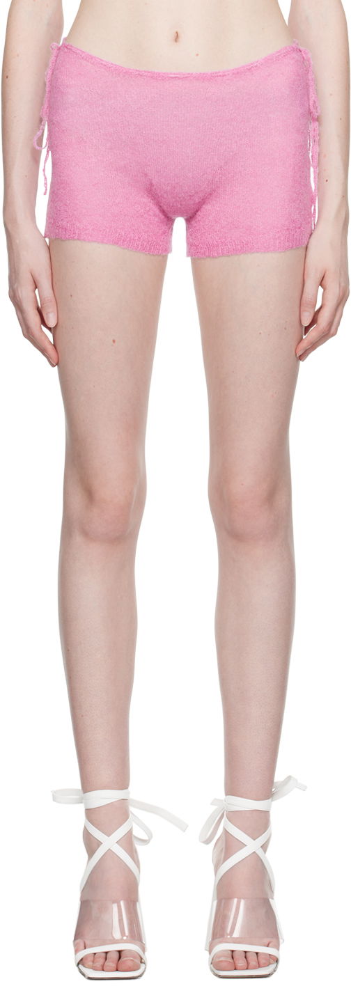 Šortky GUIZIO Guizio Side Tie Shorts Ružová | H23607S018, 0