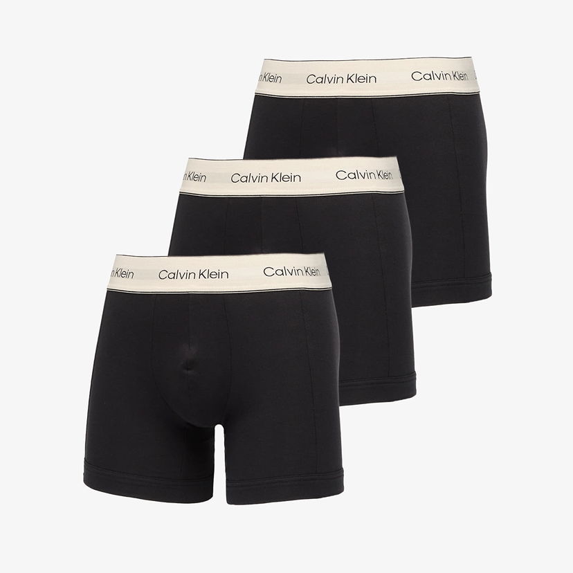 Boxerky CALVIN KLEIN Boxerky Boxer Brief 3-Pack Black Čierna | LV00NB4447 UB1