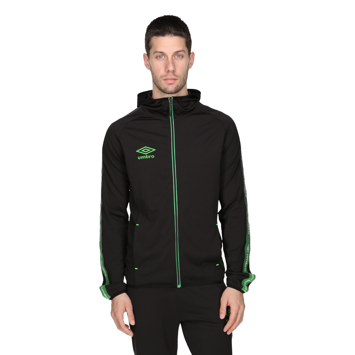 Mikina Umbro PRO TRAINING Hooded Full-zip Training Jacket Čierna | UMA241M608-01, 0