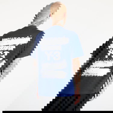 Tričko Y-3 Graphic Short Sleeve T-Shirt Modrá | JM7816, 2
