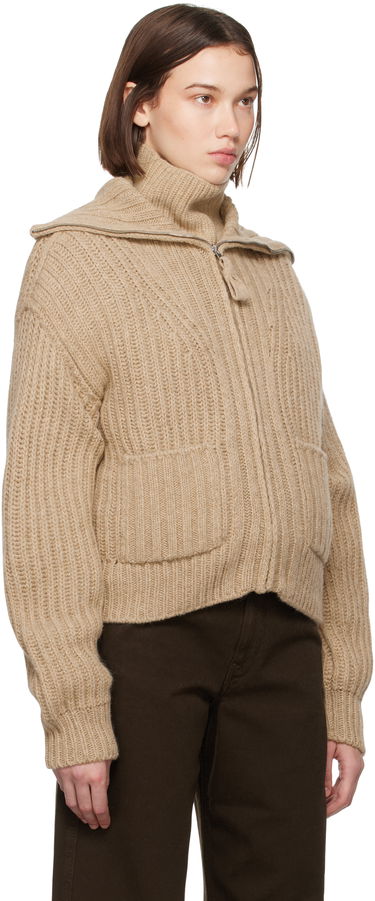 Sveter LEMAIRE LEMAIRE Trucker Collar Cardigan Béžová | TO1263 LK1029, 1