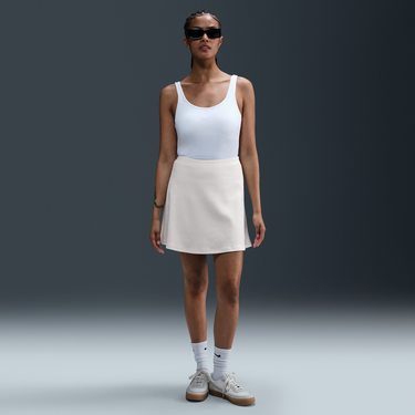 Sukňa Nike Ribbed Mini Skirt Sportswear Chill Knit Béžová | HJ1839-133, 0