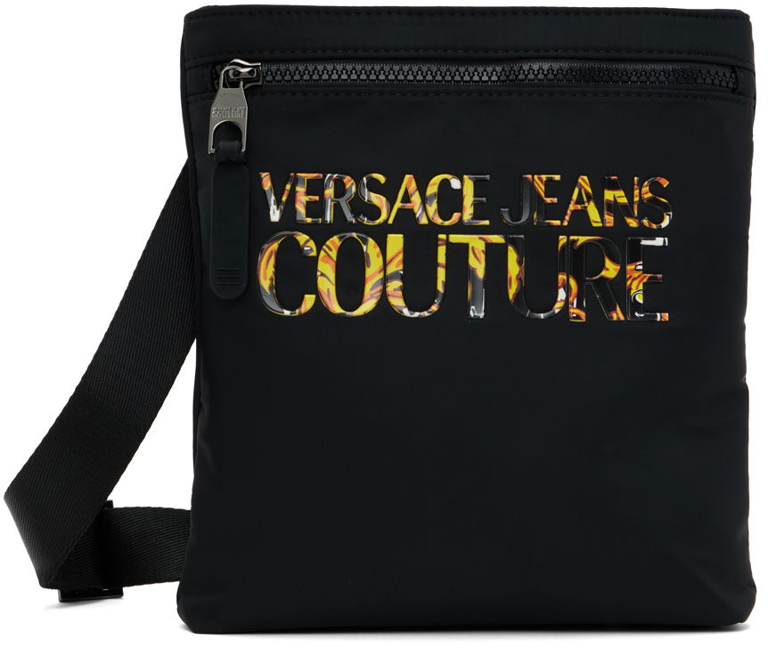 Taška cez rameno Versace Versace Jeans Couture Logo Reporter Bag Čierna | E74YA4B94 EZS394, 0