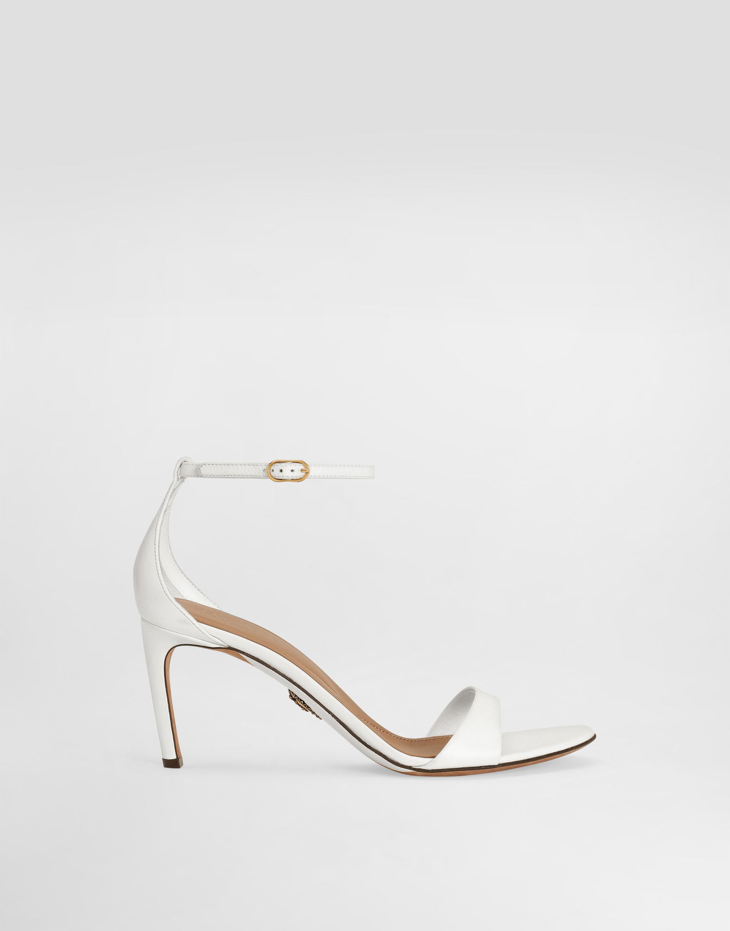 Doplnky Dolce & Gabbana Dolce & Gabbana Polished Goatskin Heeled Sandals Biela | CR1774A573880002, 0