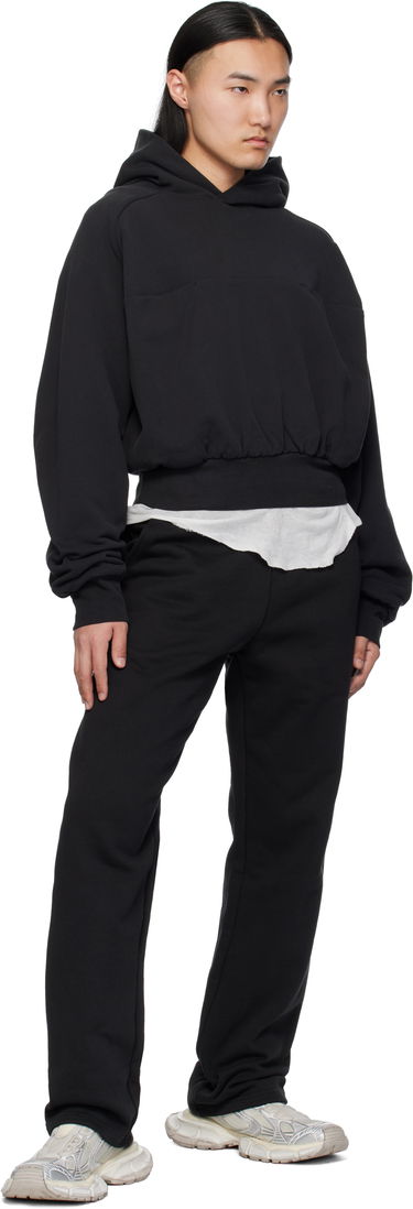 Mikina Entire Studios Double Double Cropped Hoodie Čierna | ES2367SO, 3