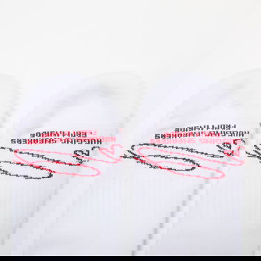 Ponožky Footshop Basic Crew Socks 3-Pack White Biela | FTSHP_357, 4