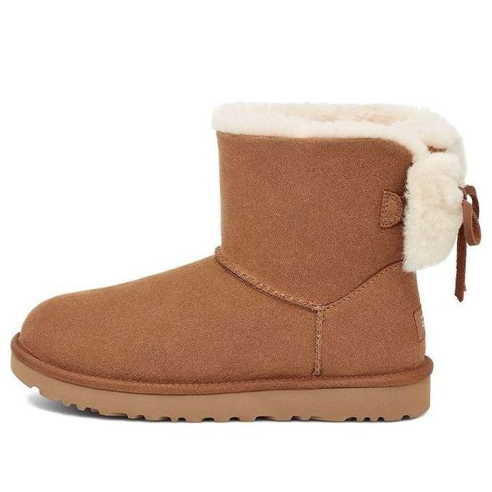 Tenisky a topánky UGG Classic Double Bow Mini Boots Hnedá | 1127130-CHE, 0