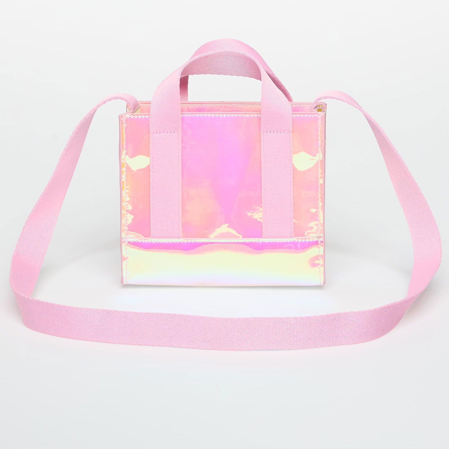 Tote bag Palm Angels Iridescent Mini Tote Ružová | PGNA003F25FAB0018110, 1