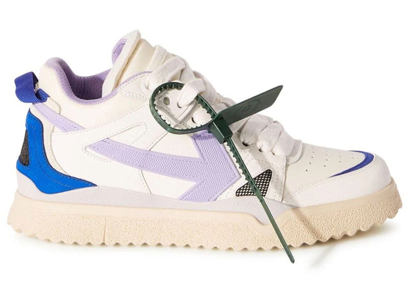 Tenisky a topánky Off-White Sponge Mid Top White Lilac Purple Blue Biela | OWIA271F23LEA0010136, 0
