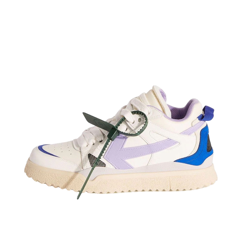 Tenisky a topánky Off-White Sponge Mid Top White Lilac Purple Blue Biela | OWIA271F23LEA0010136
