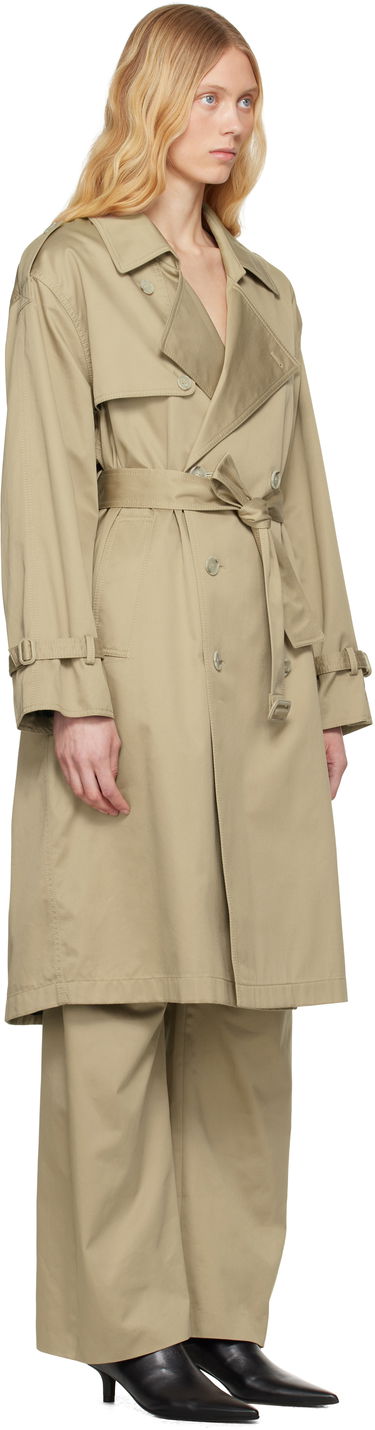 Trenčkot Maison Margiela MM6 Maison Margiela Dual Wear Cotton Twill Trench Coat Béžová | S52AH0080 M35368, 1