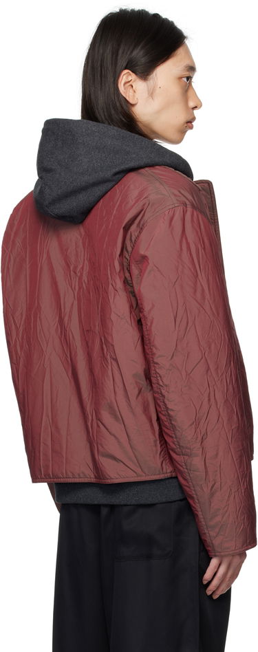 Bunda OUR LEGACY Our Legacy Slight Hooded Jacket Vínová | M4251SS, 2