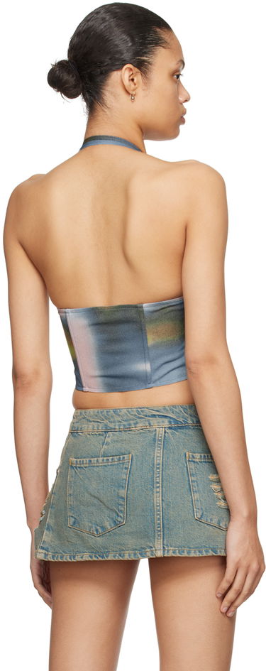 Sukňa Miaou Miaou Mara Tie-Dye Halter Top Modrá | 7048VC2COS, 2