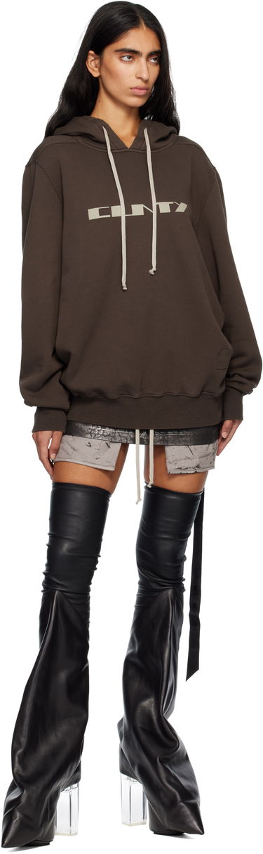 Sukňa Rick Owens Concordians Fog Distressed Drawstring Miniskirt Čierna | DS02E7321 SBZMC, 3
