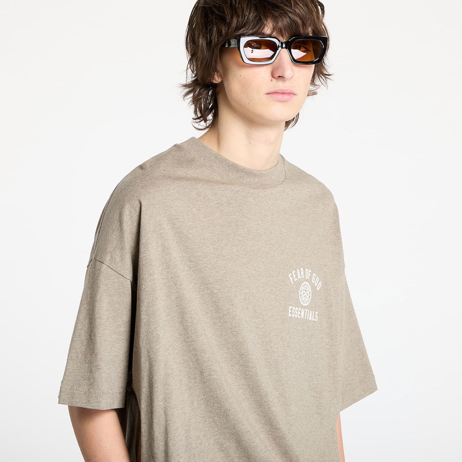 Tričko Fear of God Jersey Crewneck Tee Heather Béžová | 125HO244191F-367, 1