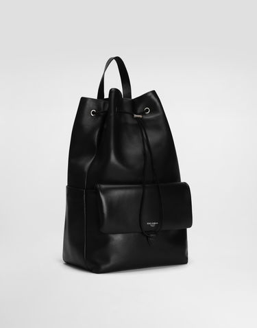 Batoh Dolce & Gabbana Dolce & Gabbana Calfskin Nappa Leather Backpack Čierna | BM2433AF98480999, 1