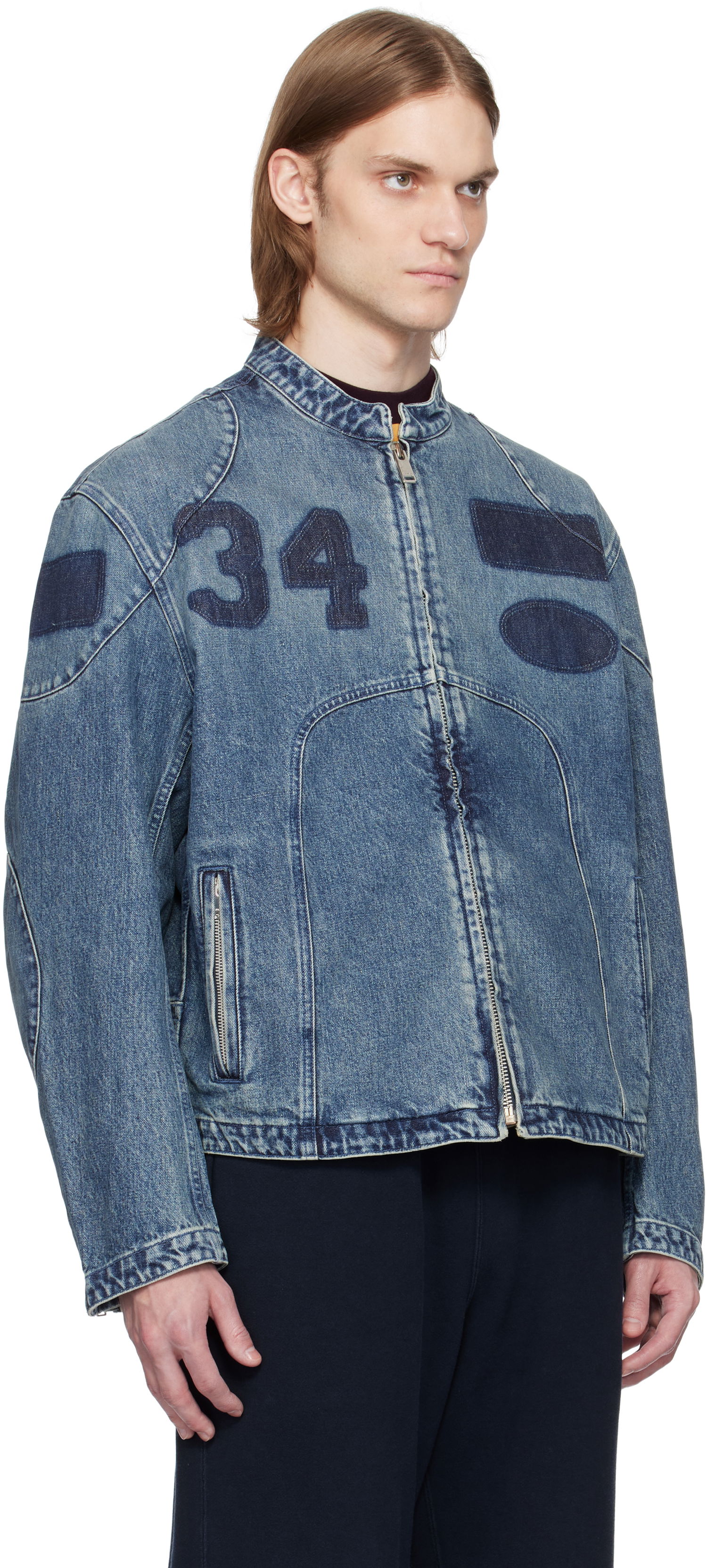 Bunda Ambush Ambush Rider Denim Jacket Modrá | 12115176, 1