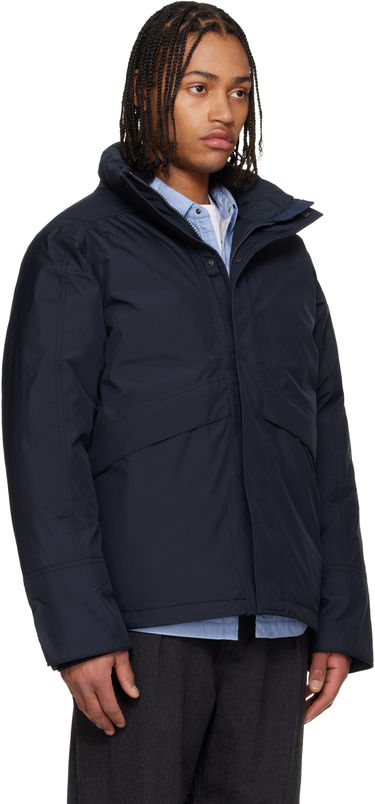Prešívaná bunda NANAMICA GORE-TEX Short Down Jacket Navy | S25FA058U, 1