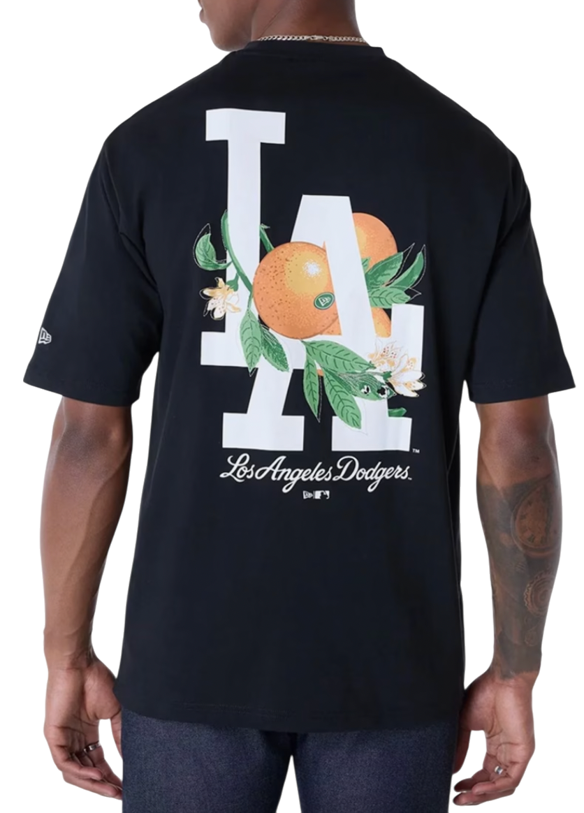 Tričko New Era New Era MLB Los Angeles Dodgers Fruit Graphic T-Shirt Čierna | 60596322-60596322, 1