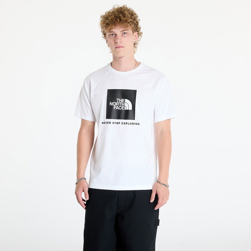 Tričko The North Face Short Sleeve Raglan Redbox Tee Tnf White Biela | NF0A87NJFN41