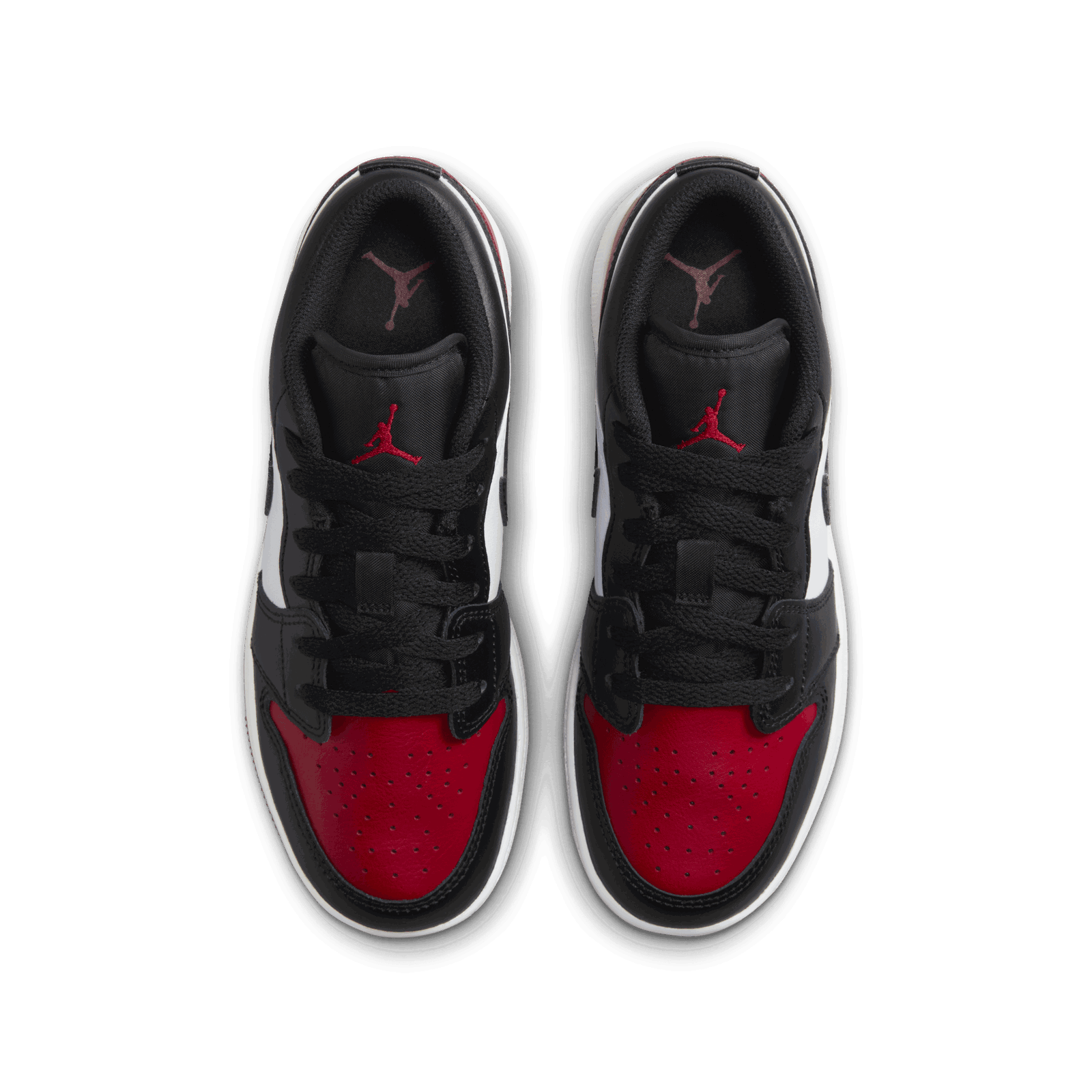 Jordan 1 Low Bred Toe 2.0 (GS)