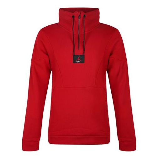 Sveter Jordan Jordan Half Zip Sweatshirt Červená | AV2293-687, 0