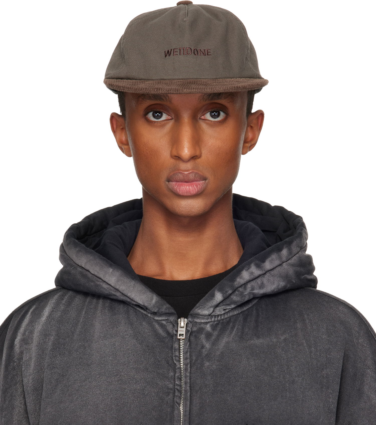 Šiltovka We11done We11done Work Cap Hnedá | WD-AH3-24-403-U-GY, 0