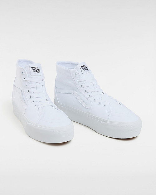 Tenisky a topánky Vans Sk8-hi Tapered Stackform Shoes (true White) Women White, Size 2.5 Biela | VN0A5JMKW00, 1