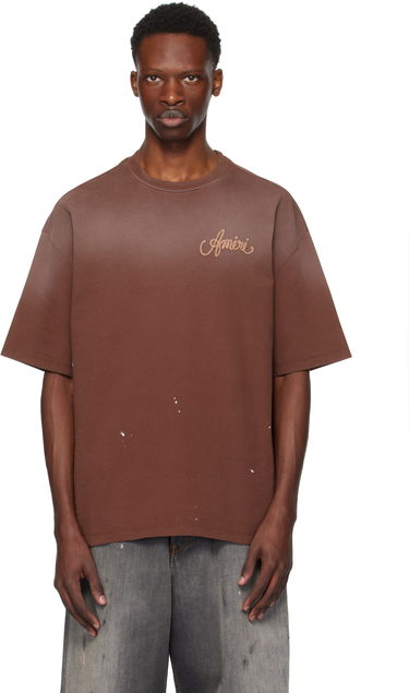 Tričko AMIRI AMIRI Design Studio T-Shirt Hnedá | AMJYTE1213, 0