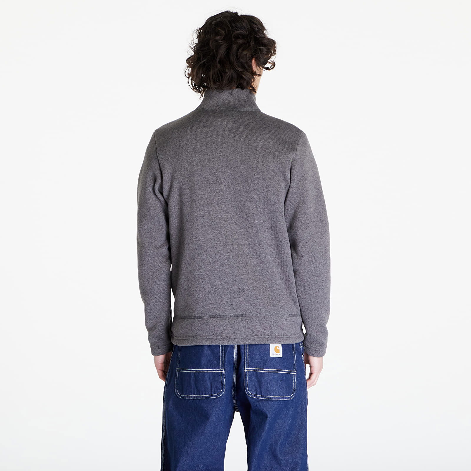 Poutnik by Monk Zip Sweater Ash Grey