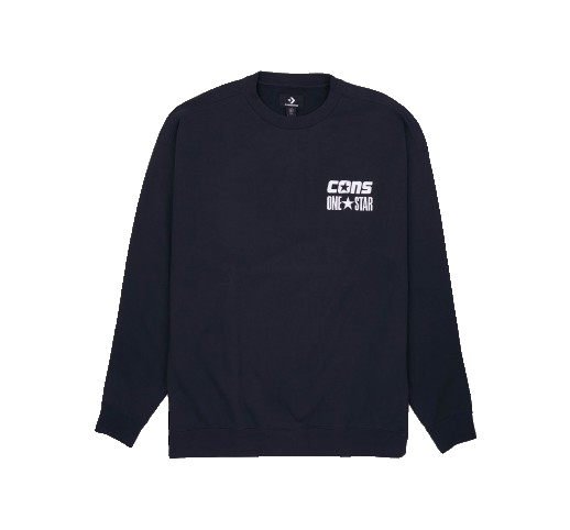Sveter Converse CONS One Star Crew Sweatshirt Navy | 10026900-A03, 0