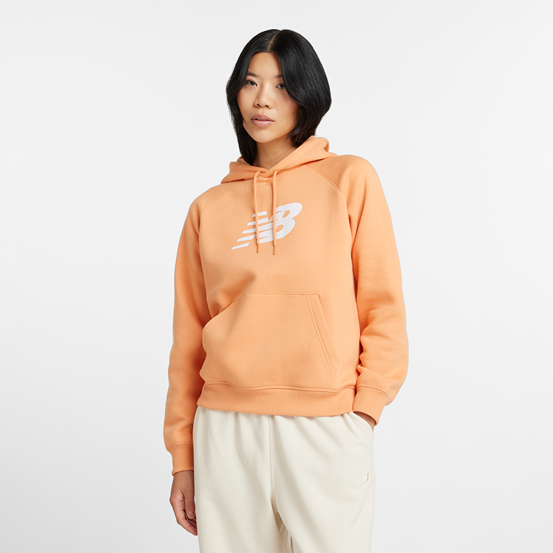 Mikina New Balance NB Hoodie Orange Oranžová | Dámska mikina New Balance WT43524CP – oranžová, 0