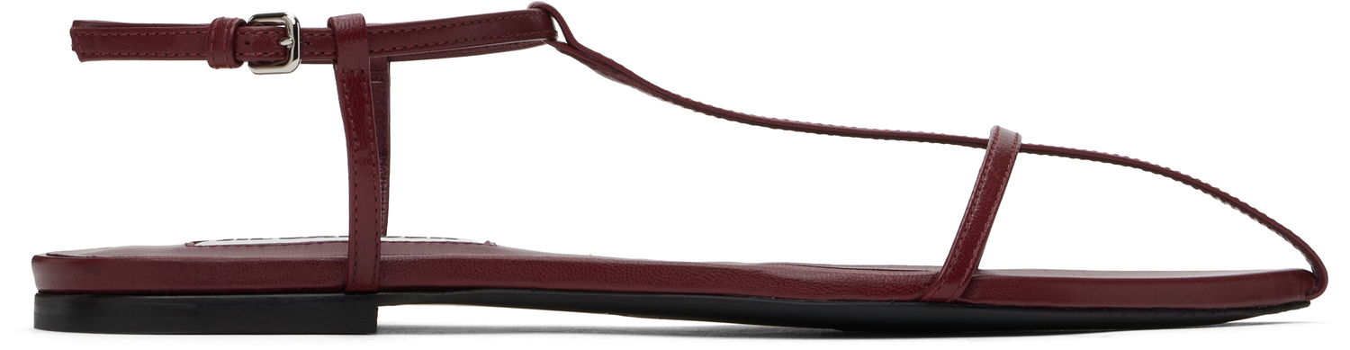 Tenisky a topánky Jil Sander Jil Sander Pointed Toe Thong Sandals Vínová | J15WP0081_P8226, 0
