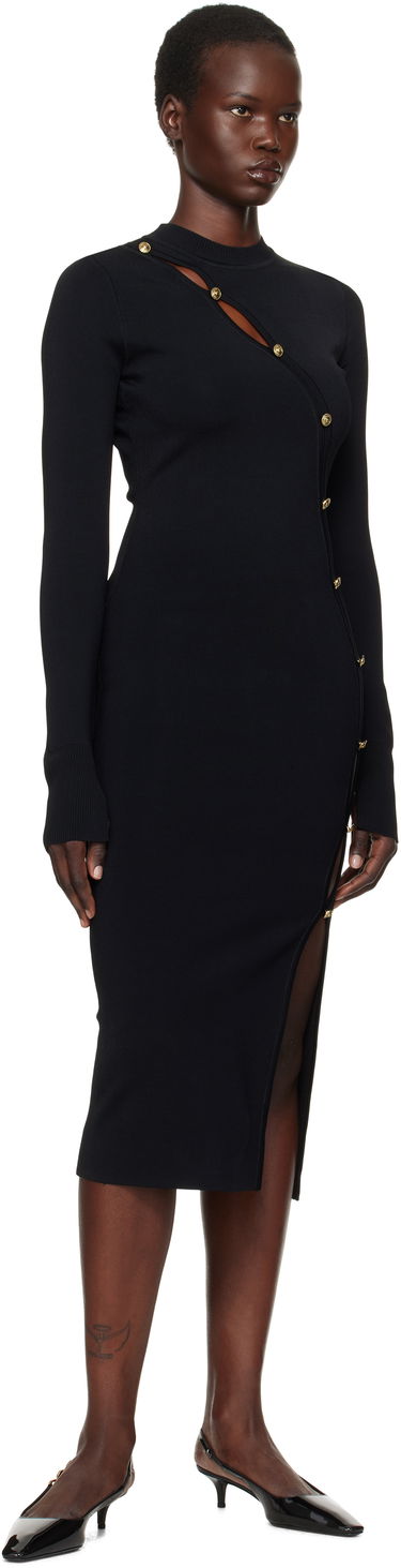 Šaty Versace Cutout Jersey Midi Dress Čierna | E77HAOMB3_ECM61H, 3