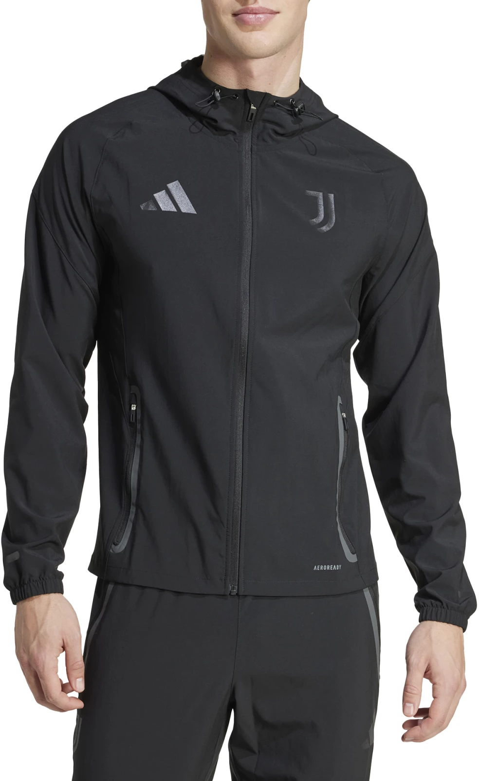 Vetrovka adidas Originals Juventus Travel Jacket Čierna | jw4685, 0