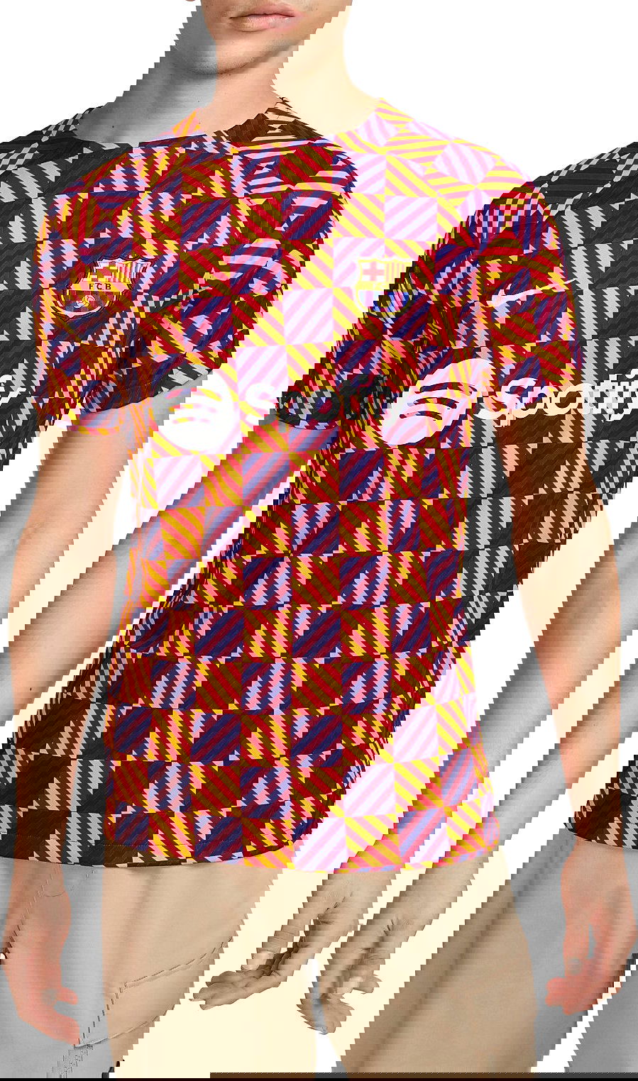 Dres Nike FC Barcelona Prematch 2022/23 Jersey Rôznofarebný | dr4902-729, 0