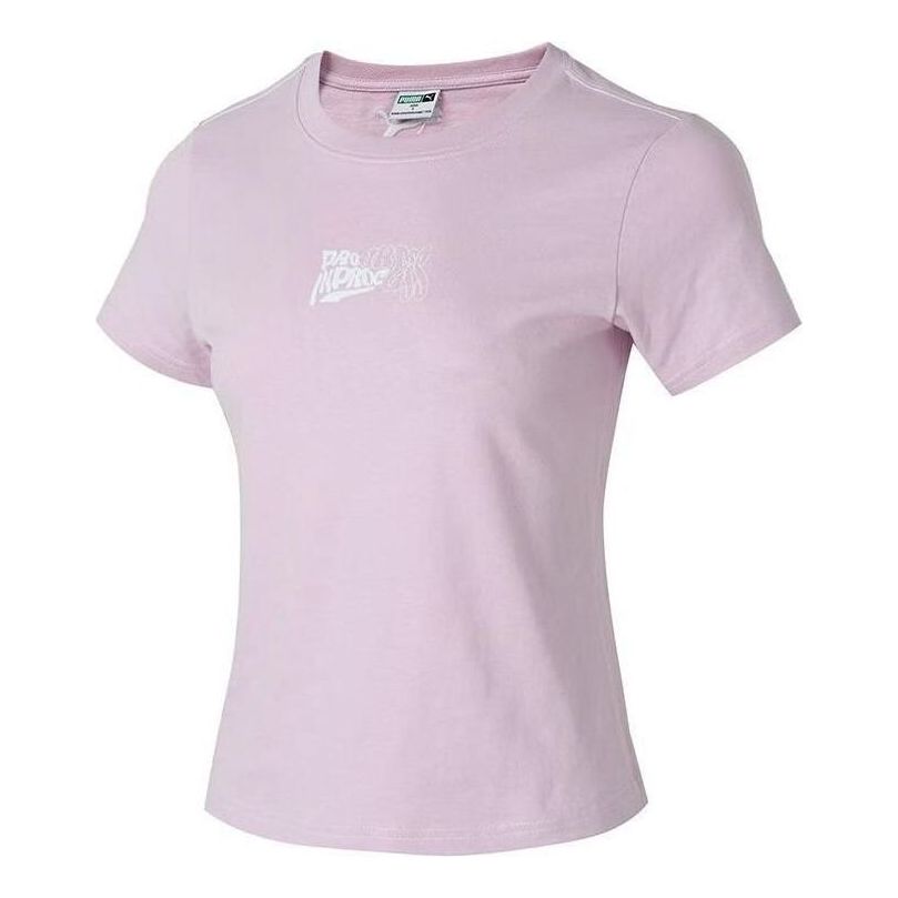 Tričko Puma Logo T-Shirt Fialová | 626865-60, 0