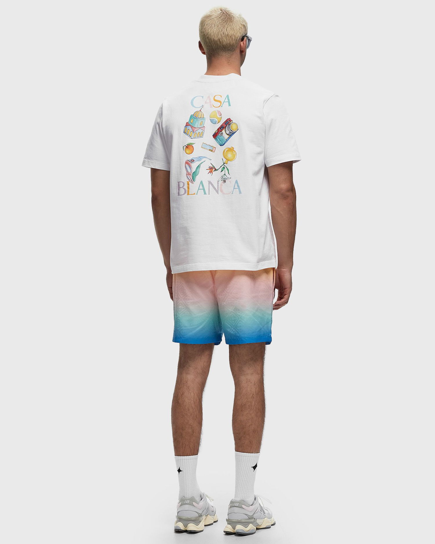 Tričko Casablanca OBJETS EN VRAC PRINTED T-SHIRT Biela | MPF24-JTS-001-05, 1