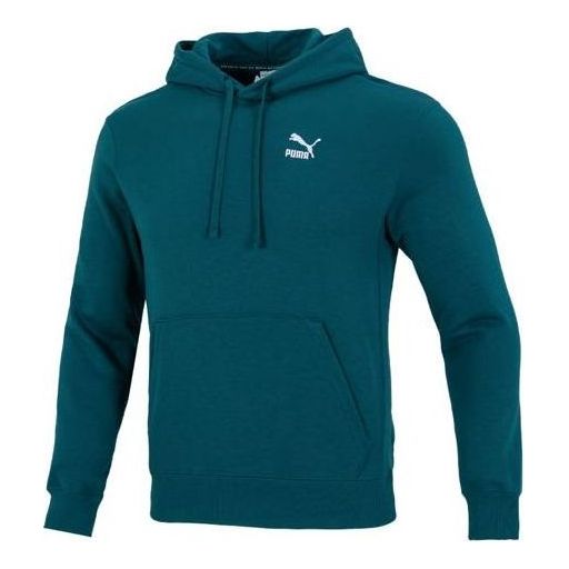 Mikina Puma Classics Small Logo Training Hoodie Tyrkysová | 537849-24, 0
