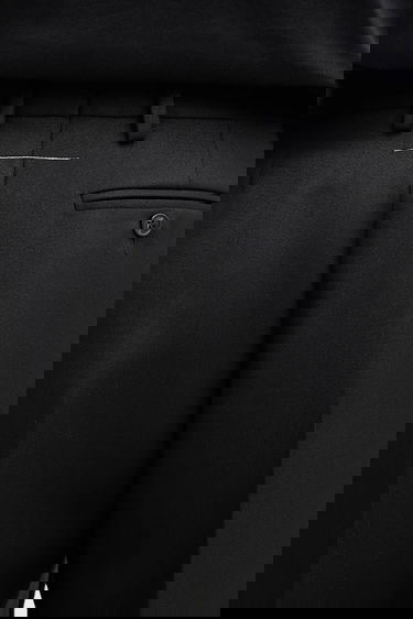 Nohavice Maison Margiela MM6 Maison Margiela Wool Trousers Čierna | SH2KA0042.M35612.900, 4
