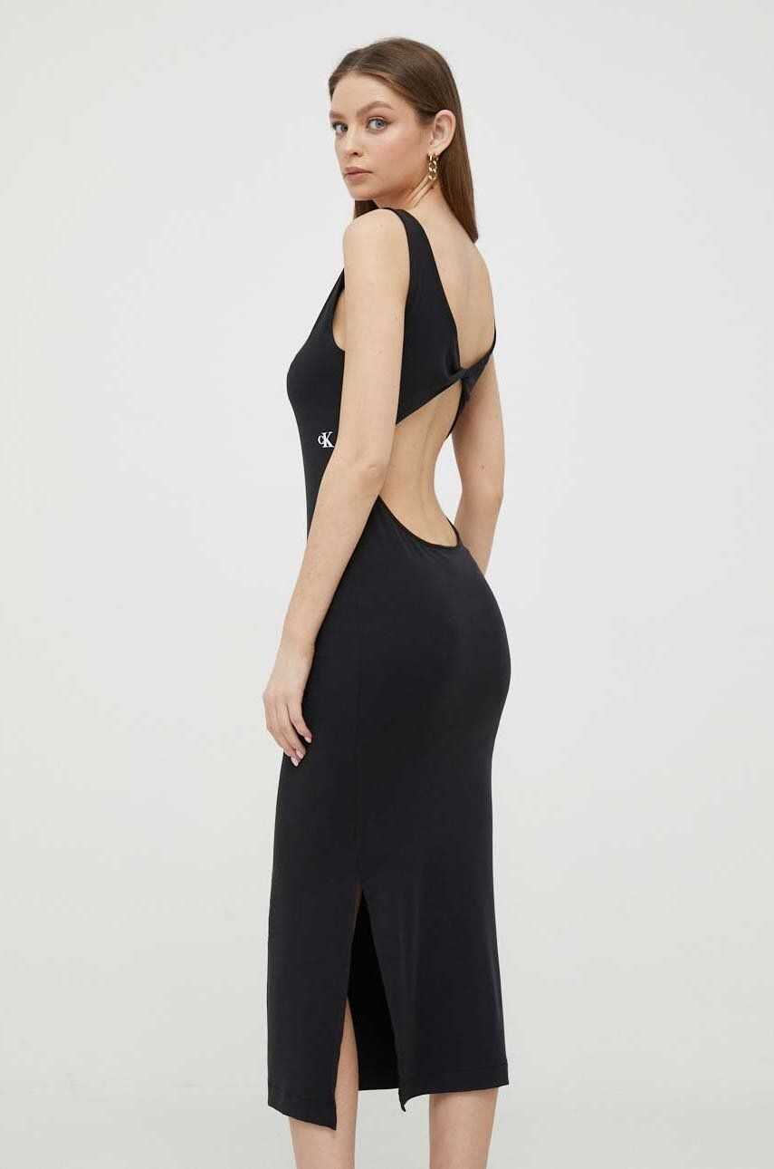 Šaty CALVIN KLEIN Dress Čierna | J20J221409, 0