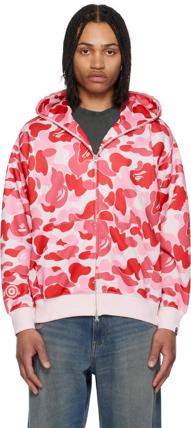 Mikina BAPE A Bathing Ape ABC Camo Shark Full Zip Hoodie Ružová | 001ZPL301305M, 0