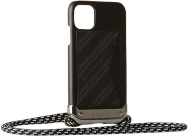 Kabelka Givenchy Leather iPhone 11 Case with Lanyard Čierna | BK605WK0Z0, 1