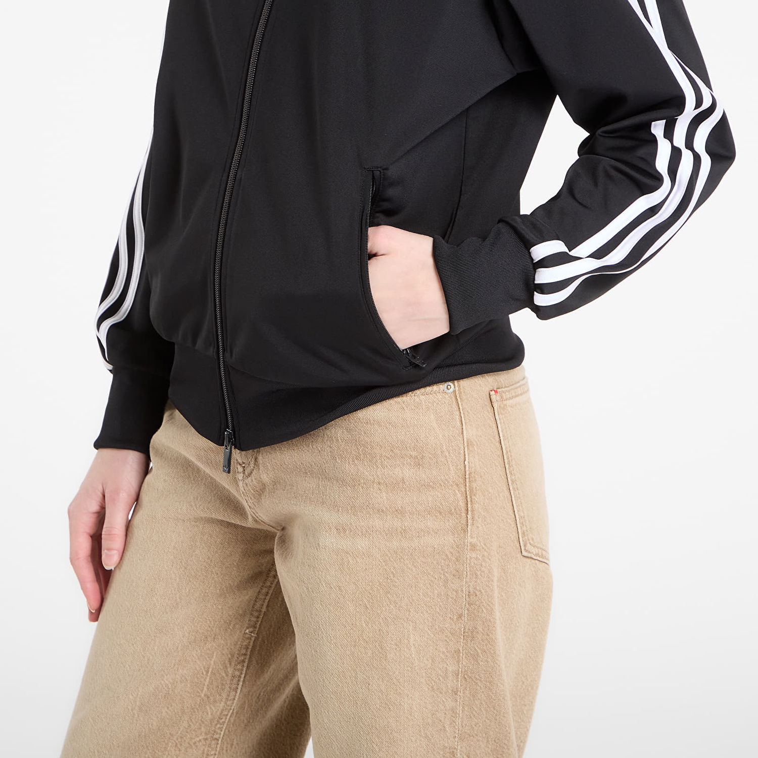 Mikina adidas Originals Firebird Track Top Loose Čierna | KD7983, 1